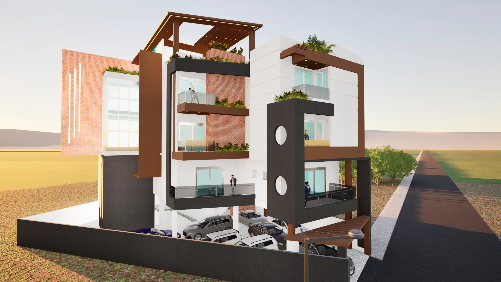 immeuble appartements R+3 à lemba salongo