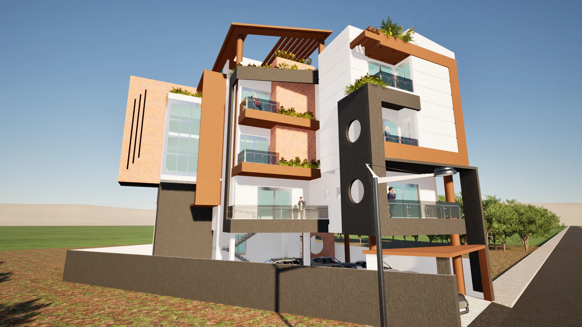 immeuble appartements R+3 à lemba salongo