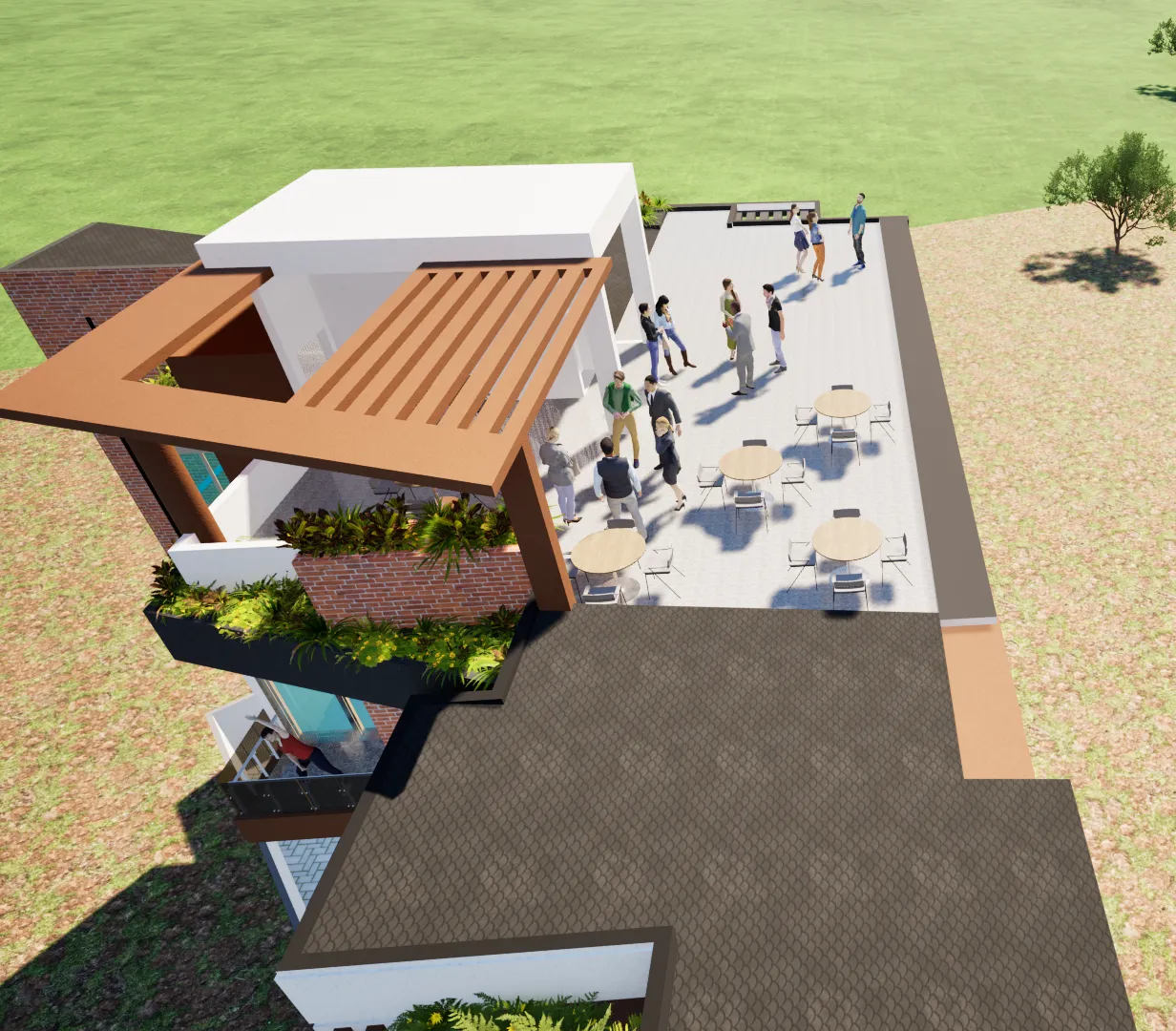 immeuble appartements R+3 à lemba salongo