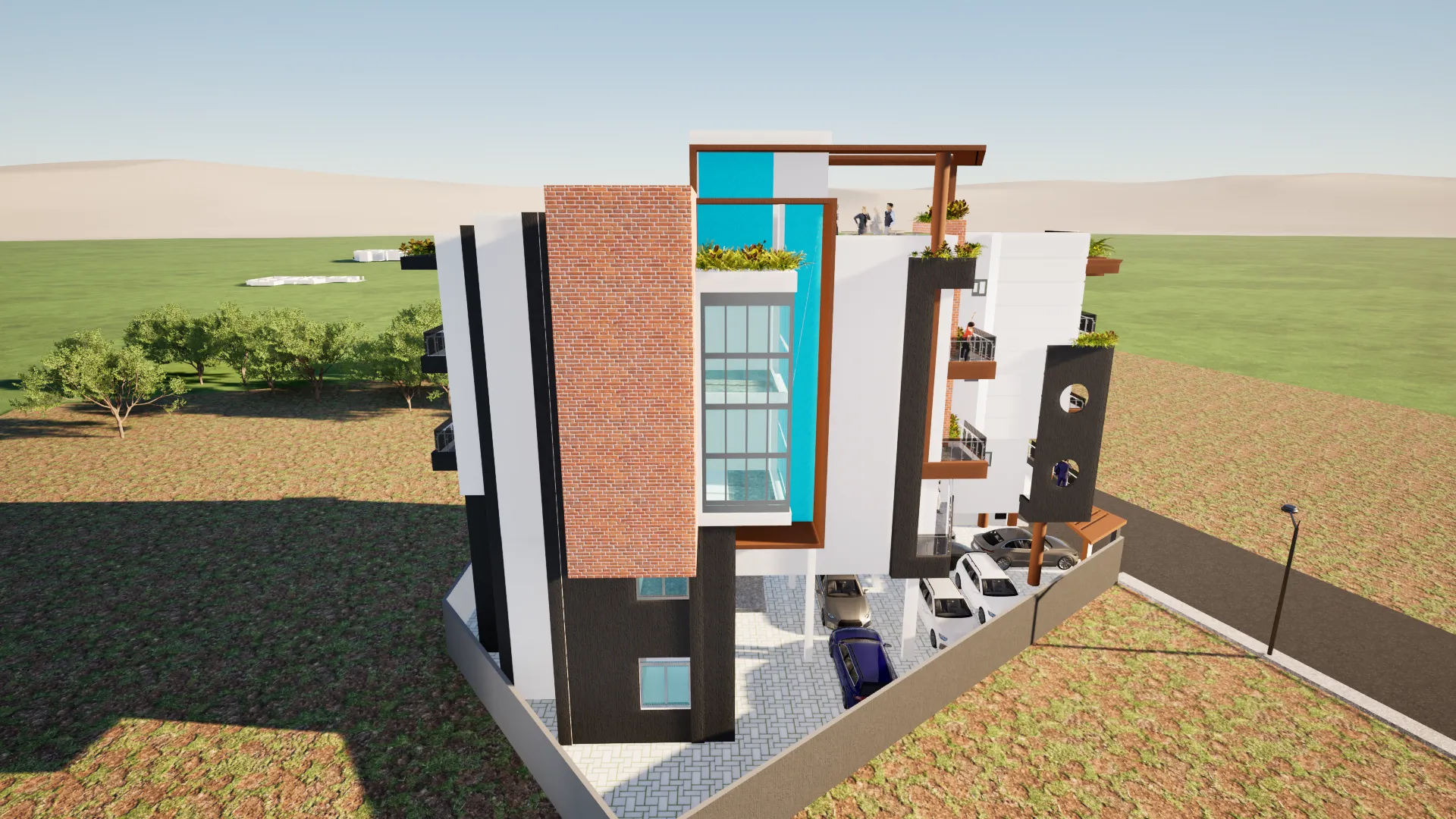 immeuble appartements R+3 à lemba salongo